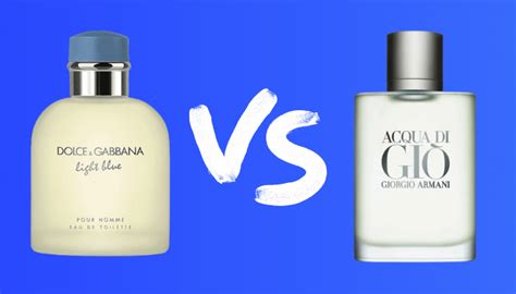 acqua di gio vs dolce gabbana the one